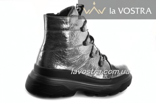 Черевики жіночі Weide 6847 (зимові, бронза, еко-шкіра)