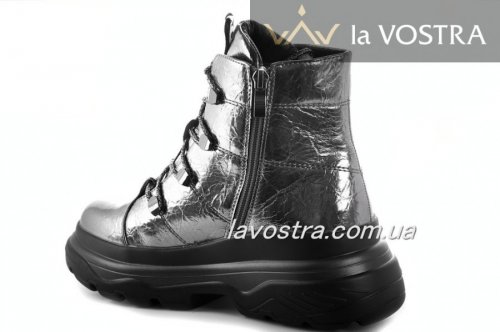 Черевики жіночі Weide 6847 (зимові, бронза, еко-шкіра)
