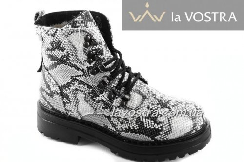 Черевики жіночі Weide 6855 (зимові, снейк, еко-шкіра)