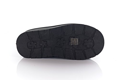 Угги жіночі Basida 11378 (зимові, чорні, еко-замшеві)