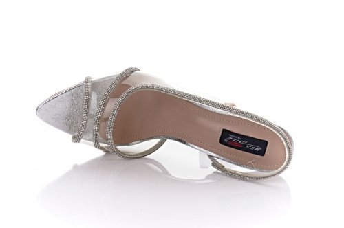 Босоножки женские Seastar 10435 (летние, серебряные, силиконовые)