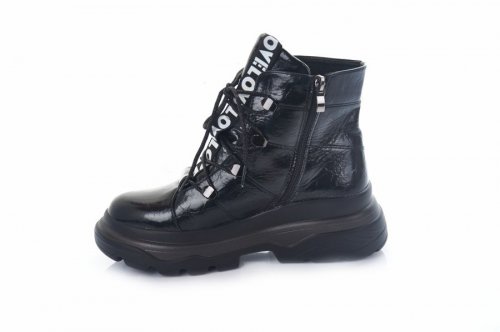 Черевики жіночі Weide 8996 (зимові, чорний, еко-шкіра)