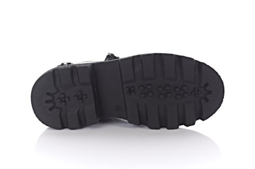 Черевики жіночі Solo 10550 (зимові, чорні, шкіряні)