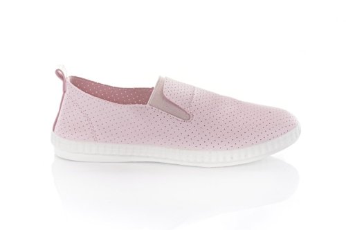 Мокасины женские Bona 3397 (весна-лето-осень, розовый, эко-кожа)