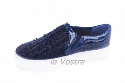 Сліпони жіночі Bestelle 3840 (весна-літо-осінь, синій)