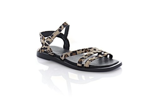 Босоніжки жіночі Solo 10287 (літо, леопардові, замшеві)