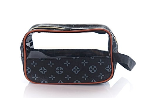 Косметичка жіноча SunwinRoyal 9986 (чорна, текстильна)