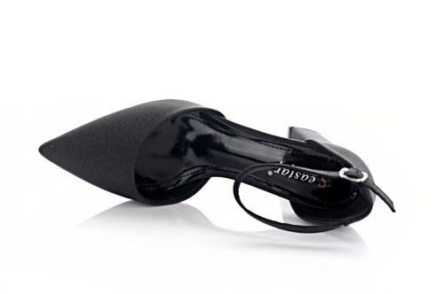 Туфли женские Seastar 10789 (весенне-летние, черные, эко-кожанные)