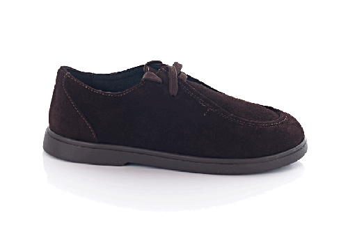 Лофери жіночі EDAN 11532 (весняно-осінні, шоколадні, замшеві)