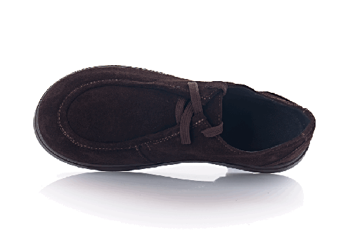 Лофери жіночі EDAN 11532 (весняно-осінні, шоколадні, замшеві)