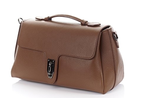 Сумка жіноча Moranti 10835 (рижа, шкіряна)