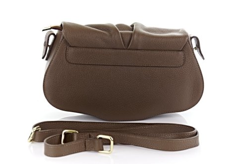 Сумка жіноча Moranti 10838 (коричнева, шкіряна)
