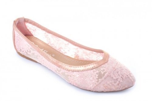 Балетки жіночі Sweet shoes 2239 (весна-літо-осінь, рожевий)