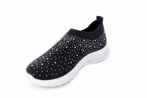 Мокасины женские Seastar 7133 (лето, черный, текстиль)