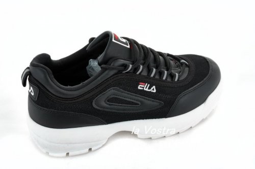 Кросівки жіночі Fila RA508-1 (весняно-осінні, чорний, еко-шкіра)