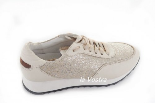 Кроссовки женские Eny Lee 5873 (лето, бежевый, кожа)