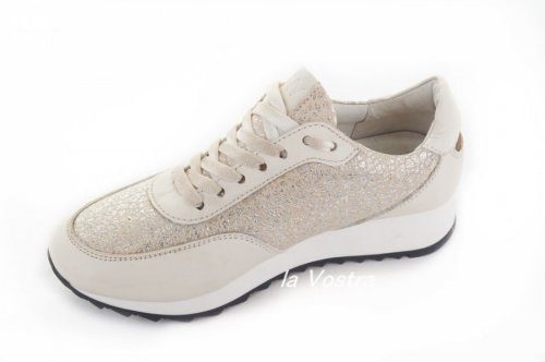 Кроссовки женские Eny Lee 5873 (лето, бежевый, кожа)