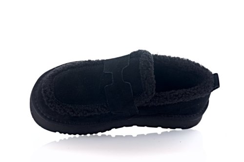 Угги жіночі ITTS 11348 (зимові, чорні, замшеві)