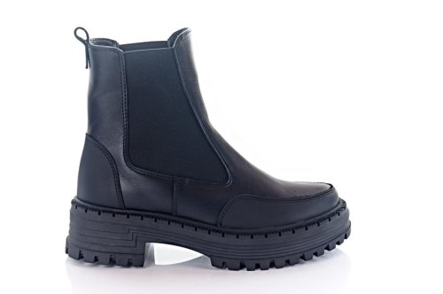 Черевики жіночі EDAN 11412 (зимові, чорні, шкіряні)