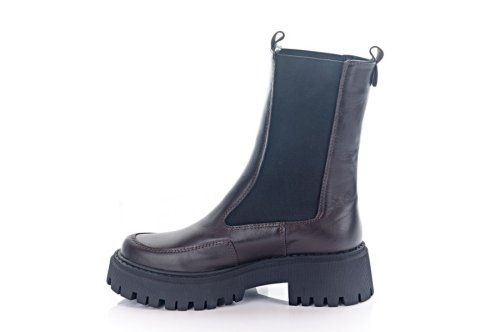 Черевики жіночі EDAN 11409 (зимові, шоколадні, шкіряні)