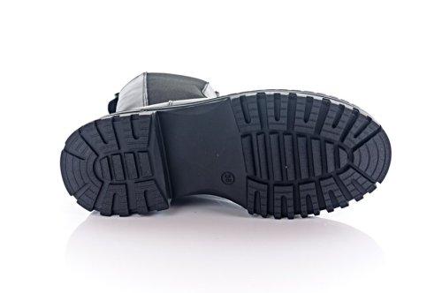 Черевики жіночі EDAN 11410 (зимові, чорні, шкіряні)