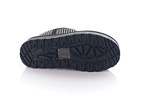 Угги жіночі ITTS 11493 (зимові, чорні, еко-замшеві)