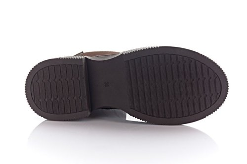Черевики жіночі Slaturi 11484 (зимові, коричневі, замшеві)