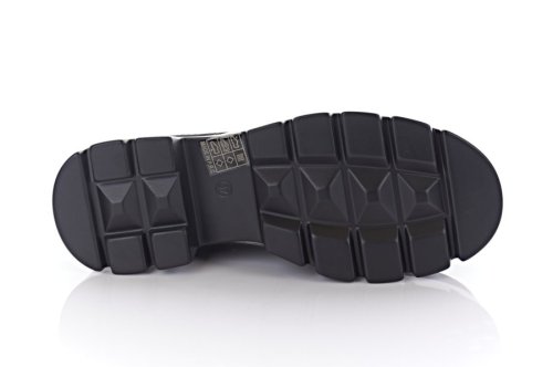 Лоферы женские Seastar 10489 (весенне-осенние, черные, текстильные)
