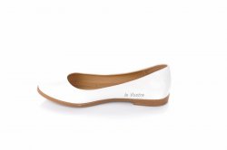 Балетки жіночі CHC-Shoes 2293 (весна-літо-осінь, білий)