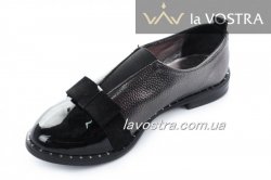 Туфли женские Ladi 5717 (весенне-осенние, сатин, кожа)