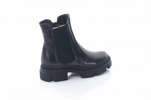 Черевики жіночі M.KRaFVT 8305 (зимові, чорний, шкіра)