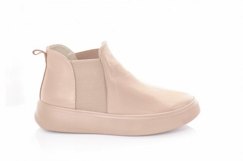 Кроссовки женские Ladi 9156 (весенне-осенние, капучино, кожа)
