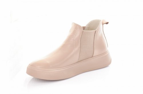 Кроссовки женские Ladi 9156 (весенне-осенние, капучино, кожа)