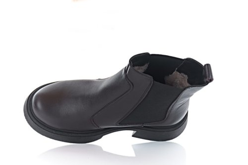 Черевики жіночі EDAN 10594 (зимові, шоколадні, шкіряні)