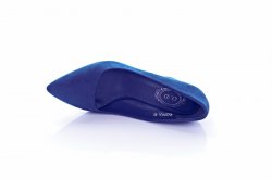 Туфлі жіночі Smail Swan 7698 (весна-літо-осінь, синій, еко-замш)