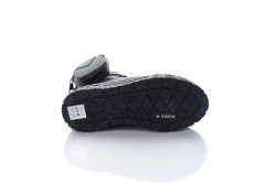 Кеды женские Seastar 8222 (весенне-осенние, черный, эко-кожа)