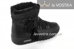 Дутики и угги женские Wanadi 5377 (зимние, черный, балоновые)