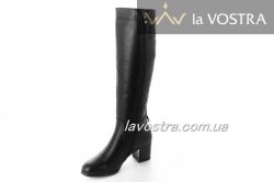 Чоботи жіночі Loreta 6734 (зимові, чорний, еко-шкіра)