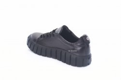 Кроссовки женские Dino Vittorio 7620 (весенне-осенние, черный, кожа)