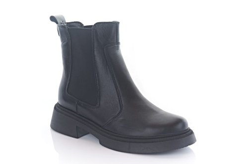 Черевики жіночі EDAN 10630 (зимові, чорні, шкіряні)
