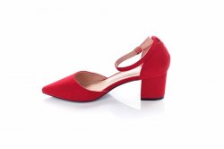 Туфлі жіночі Weide Y220 (весняно-осінні, червоний, еко-замш)