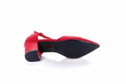 Туфлі жіночі Weide Y220 (весняно-осінні, червоний, еко-замш)