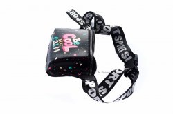 Сумка детская Gessico 7553 (черно-розовый, еко-шкіра)