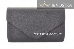 Клатч жіночий Miss moda 5401 (чорний, еко-замш)