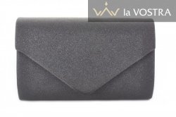 Клатч жіночий Miss moda 5401 (чорний, еко-замш)