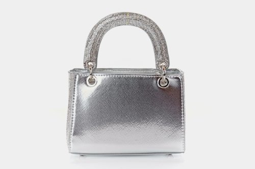 Сумка женская Flora&Co 11068 (серебряная, эко-кожевенная)