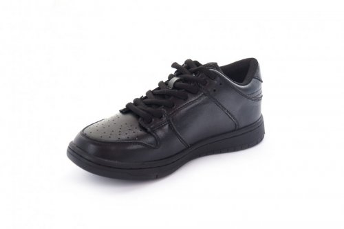 Кросівки жіночі ITTS 8897 (весняно-осінні, чорний, шкіра)