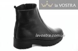 Черевики жіночі Devis 6806 (зимові, чорний, шкіра)