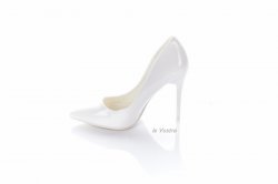 Туфлі жіночі Comer 5498 (весняно-осінні, білий, еко-лак)