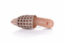 Сабо женские Seastar 7909 (лето, бежевый, эко-замш)